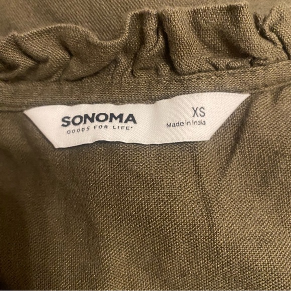 NWT Sonoma Linen Blend Sleeveless Top - Picture 6 of 8